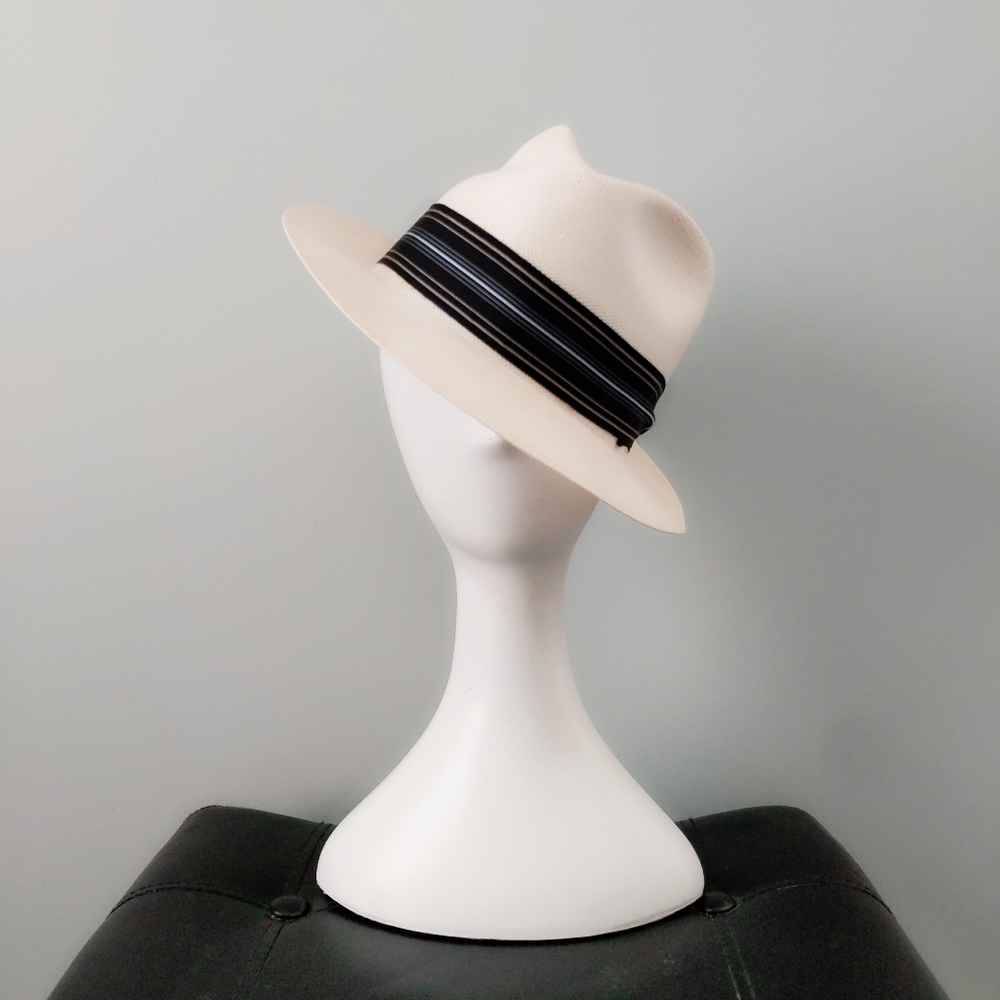 Vintage Dobbs New York Authentic Panama Straw Hat
